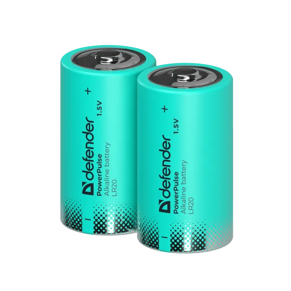 Defender - Baterie alcalină LR20-2BL