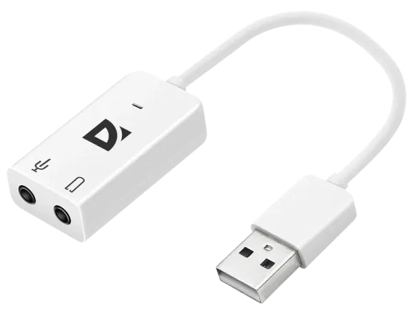 Defender - Placă de sunet externă USB Audio USB