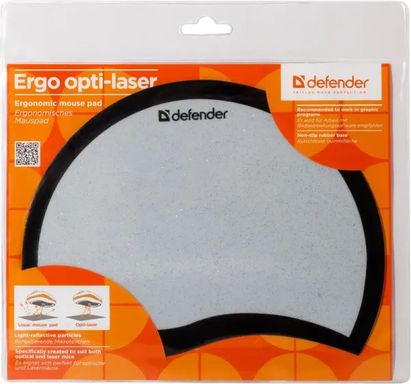 Defender - Covoraş pentru mouse Ergo opti-laser Defender - Covoraş pentru mouse Ergo opti-laser